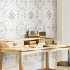 Picture of Bohemian Damask Peel and Stick Wallpaper - Taupe