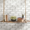 Picture of Brick Peel and Stick Wallpaper - White