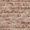 Picture of Brick Peel and Stick Wallpaper - Light Red