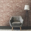 Picture of Brick Peel and Stick Wallpaper - Light Red