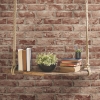 Picture of Brick Peel and Stick Wallpaper - Light Red