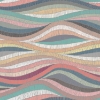 Picture of Mosaic Waves Peel and Stick Wallpaper - Pink