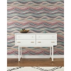 Picture of Mosaic Waves Peel and Stick Wallpaper - Pink