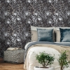 Picture of Dandelion Peel and Stick Wallpaper - Black