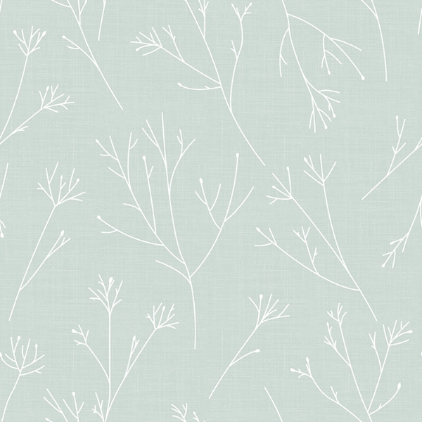 Picture of Twigs Peel and Stick Wallpaper - Green