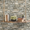 Picture of Stone Peel and Stick Wallpaper - Taupe