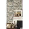 Picture of Stone Peel and Stick Wallpaper - Taupe