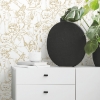 Picture of Vogue Sketches Peel and Stick Wallpaper - Gold