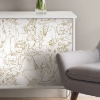 Picture of Vogue Sketches Peel and Stick Wallpaper - Gold