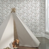 Picture of Jungle Menagerie Peel and Stick Wallpaper - Yellow