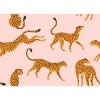 Picture of Cheetah Cheetah Peel and Stick Wallpaper - Pink