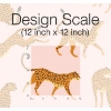 Picture of Cheetah Cheetah Peel and Stick Wallpaper - Pink