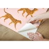 Picture of Cheetah Cheetah Peel and Stick Wallpaper - Pink