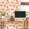 Picture of Cheetah Cheetah Peel and Stick Wallpaper - Pink