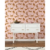 Picture of Cheetah Cheetah Peel and Stick Wallpaper - Pink