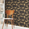 Picture of Cheetah Cheetah Peel and Stick Wallpaper - Black