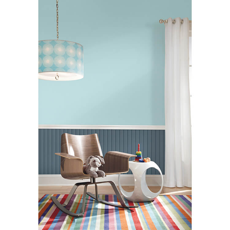 Beadboard Peel and Stick Wallpaper - Navy | RoomMates Décor
