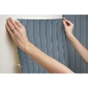 Picture of Beadboard Peel and Stick Wallpaper - Navy