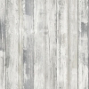 Picture of Distressed Wood Peel and Stick Wallpaper - Grey