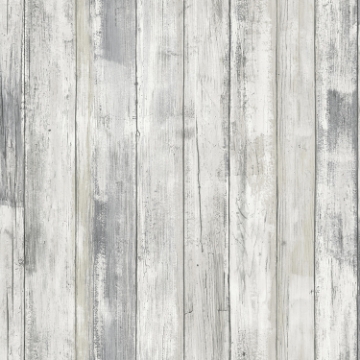 Picture of Distressed Wood Peel and Stick Wallpaper - Grey