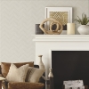 Picture of Herringbone Weave Peel and Stick Wallpaper - Beige