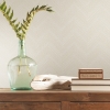 Picture of Herringbone Weave Peel and Stick Wallpaper - Beige