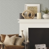 Picture of Herringbone Weave Peel and Stick Wallpaper - Grey