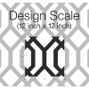 Picture of Gazebo Lattice Peel and Stick Wallpaper - Black