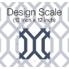 Picture of Gazebo Lattice Peel and Stick Wallpaper - Navy