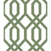 Picture of Gazebo Lattice Peel and Stick Wallpaper - Green