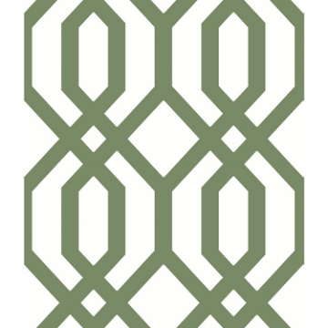 Picture of Gazebo Lattice Peel and Stick Wallpaper - Green