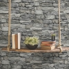 Picture of Stone Peel and Stick Wallpaper - Grey