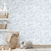 Picture of Forest Friends Peel & Stick Wallpaper - Blue