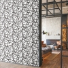 Picture of Jane Dixon Ribbon Trail Peel & Stick Wallpaper - Black