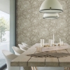 Picture of Zen Dahlia Peel and Stick Wallpaper - Brown