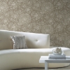 Picture of Zen Dahlia Peel and Stick Wallpaper - Brown