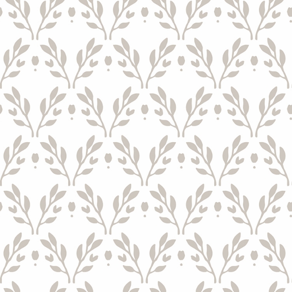 Picture of Rose Lindo Dawn Peel & Stick Wallpaper - Taupe