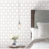 Picture of Rose Lindo Dawn Peel & Stick Wallpaper - Taupe