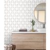 Picture of Rose Lindo Dawn Peel & Stick Wallpaper - Taupe