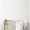 Picture of Rose Lindo Dawn Peel & Stick Wallpaper - Taupe