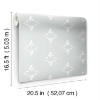 Picture of Rose Lindo Pressed Petals Peel & Stick Wallpaper - Sage