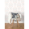 Picture of Rose Lindo Woodland Peel & Stick Wallpaper - Sky Blue