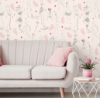 Picture of Glamour Peel & Stick Wallpaper - Pink