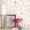 Picture of Glamour Peel & Stick Wallpaper - Pink