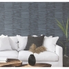 Picture of Nikki Chu Burundi Thatch Peel and Stick Wallpaper - Blue/Navy