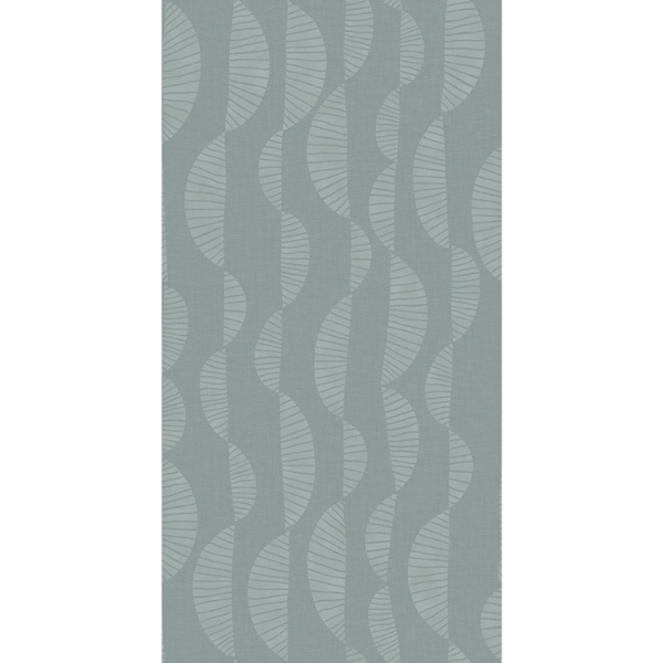 Picture of Nikki Chu Seychelles Wave Peel and Stick Wallpaper - Blue