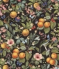 Picture of Citrus Peel and Stick Wallpaper - Black