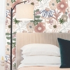 Picture of Mr. Kate Desert Floral Peel & Stick Wallpaper - Pink