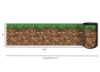 Picture of Minecraft Iconic Grass Peel & Stick Wallpaper Border