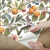 Picture of Citrus Peel and Stick Wallpaper - White